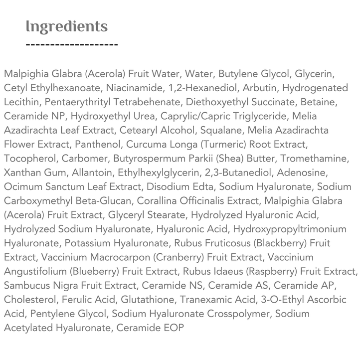 EQQUAL BERRY Deep Cera Vitamin Illuminating Serum - 30ml | ايكوال بيري سيروم مضيئ للبشرة - 30 مل