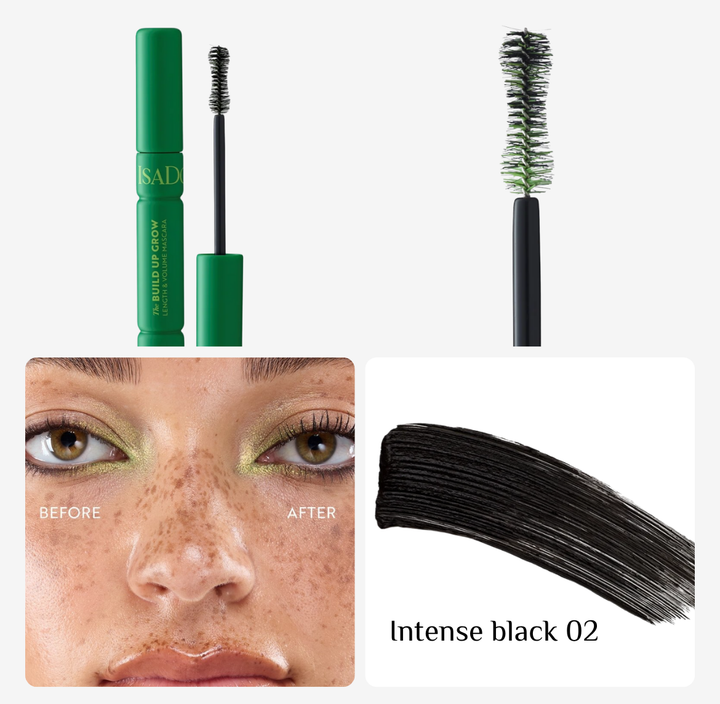 Isadora The Build Up Grow Length & Volume Mascara - 10ml | ماسكارا مكثفة و مطولة للرموش - 10 مل