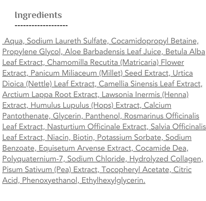 Revox Laboratories Biotin Collagen Horse Tail Extract Shampoo - 400ml | ريفوكس لابوراتوريس شامبو البايوتين و الكولاجين و مستخلص ذيل الحصان - 400 مل