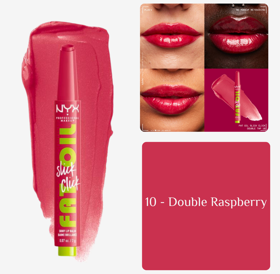 NYX Fat Oil Slick Click Tinted Lip Balm - 2g | ان واي اكس مرطب شفاه مع لون - 2 غرام