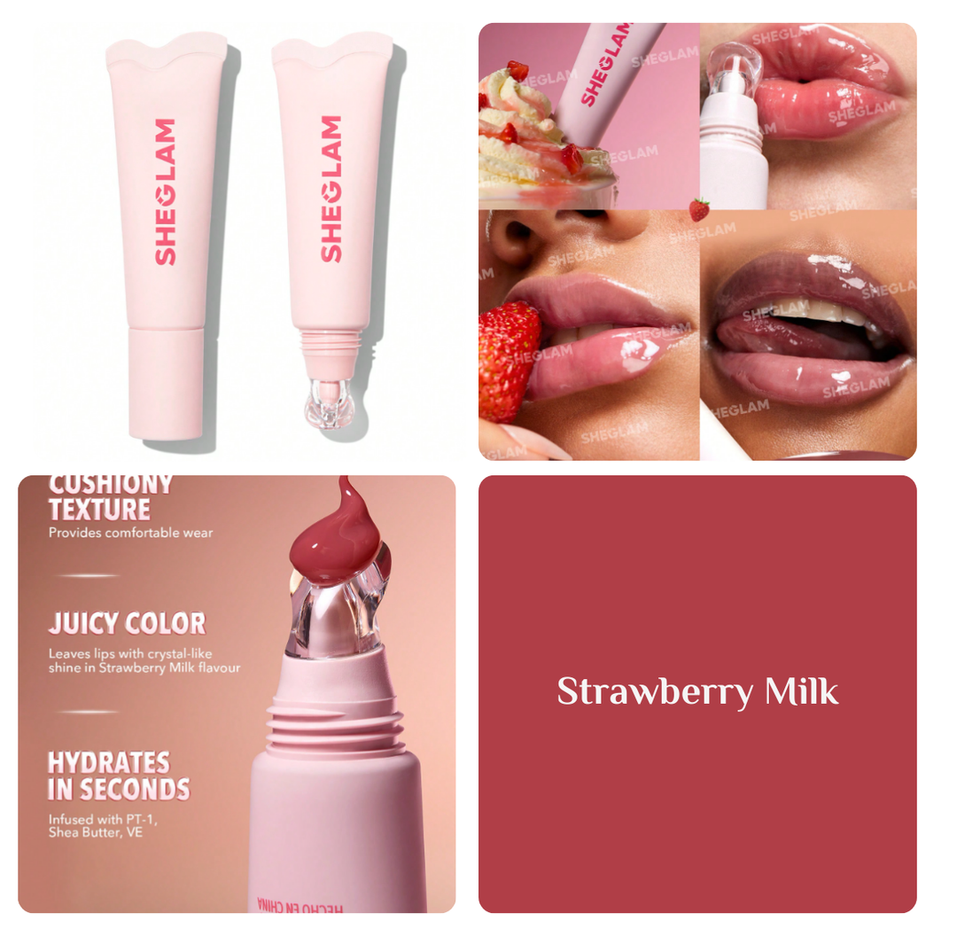 SHEGLAM Crystal Glaze Moisturizing Lip Gloss - 10ml | شيكلام غلوس مرطب للشفاه - 10 مل