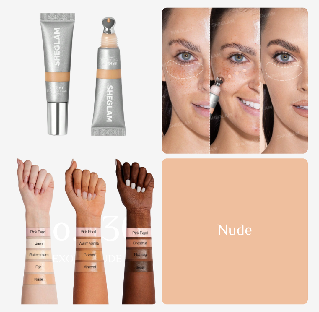 SHEGLAM Bright Eyes Cooling Concealer - 15g | شيكلام كونسيلر بتأثير مبرد - 15 غرام