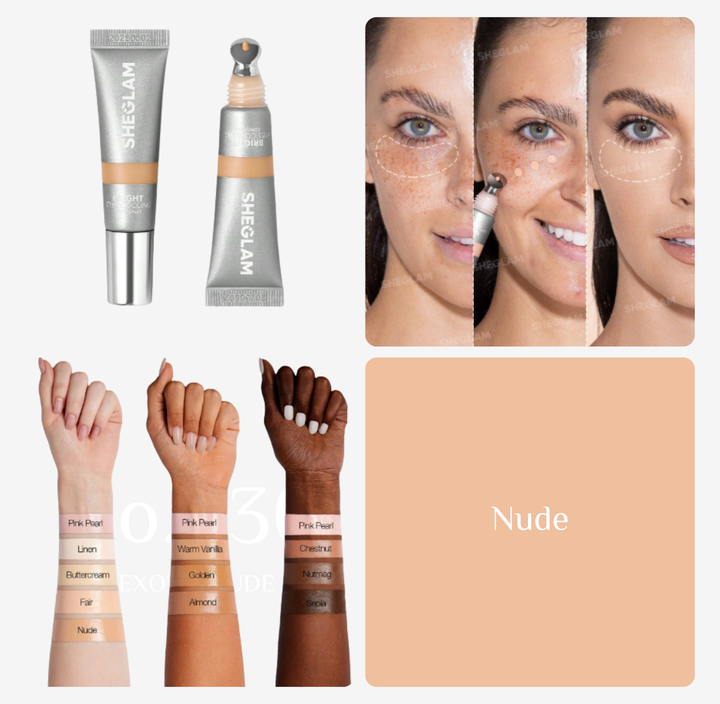 SHEGLAM Bright Eyes Cooling Concealer - 15g | شيكلام كونسيلر بتأثير مبرد - 15 غرام
