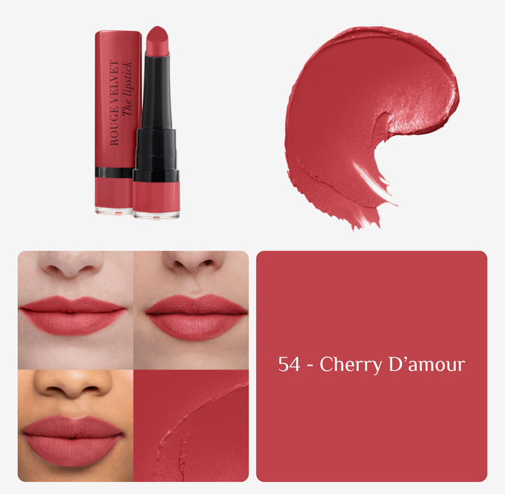 BOURJOIS Rouge Velvet The Lipstick matte | برجوا أحمر شفاه مات