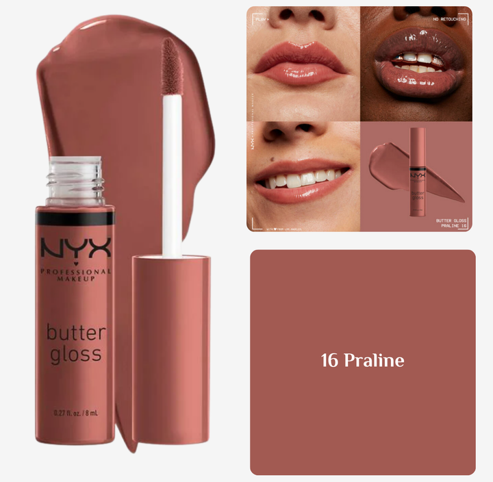 NYX Butter Gloss - 8ml | ان واي اكس غلوس للشفاه - 8 مل