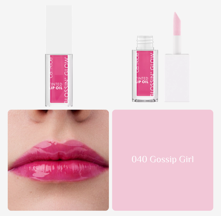 Catrice Lip Oil l Glossin Glow Tinted - 4ml | كاتريس زيت مرطب للشفاه - 4 مل