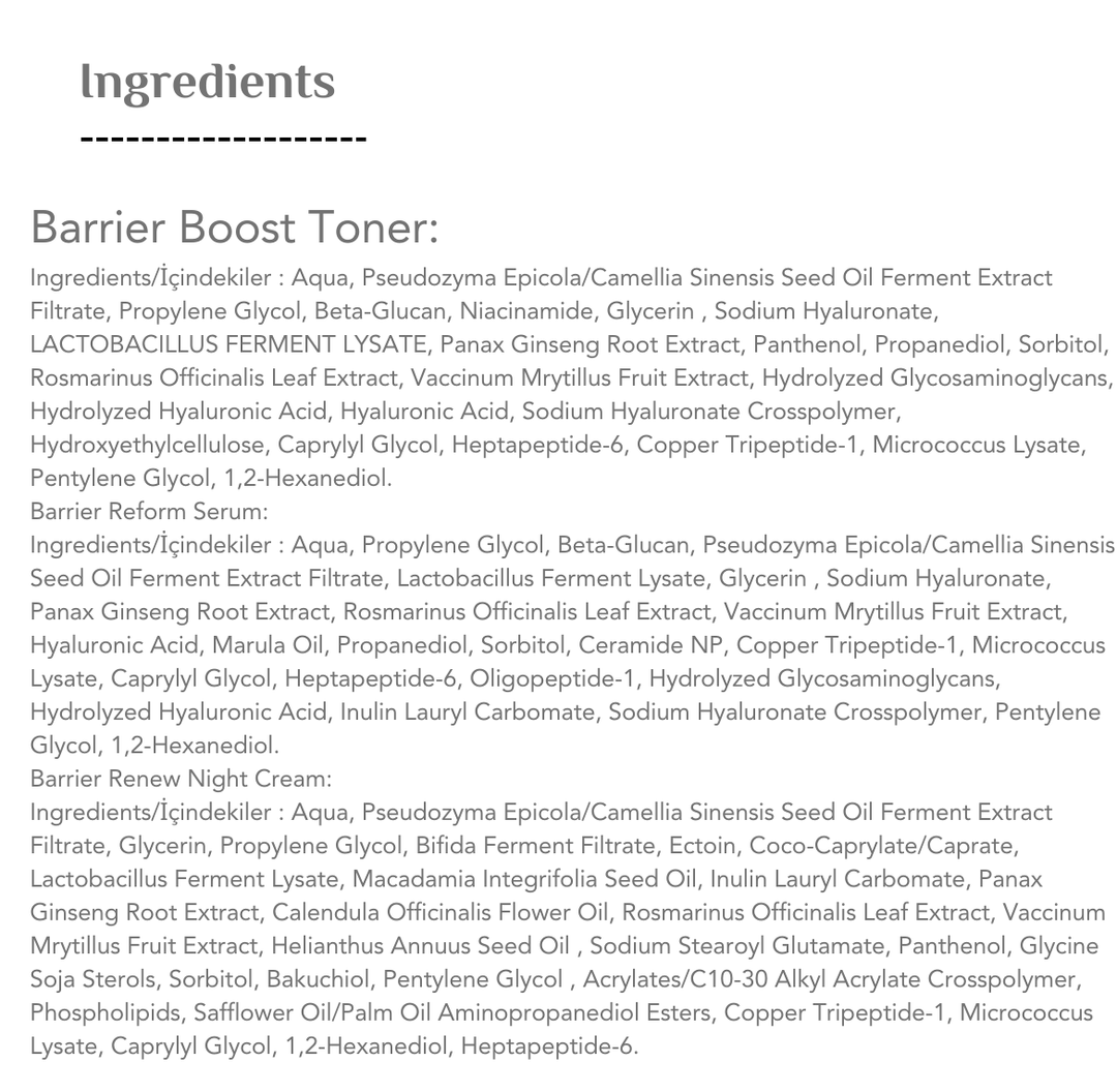 ANYONG Barrier Pepair Kit 3 Steps To Perfect Skin Care | أنيونغ مجموعة ترميم البشرة - 3 قطع