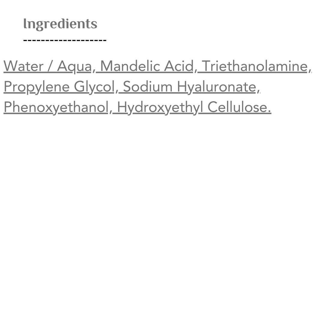 REVOX Just Mandelic Acid 10%+HA Mild Exfoliation - 30ml | ريفوكس سيروم الماندليك اسيد 10% + هيالورونيك اسيد - 30 مل