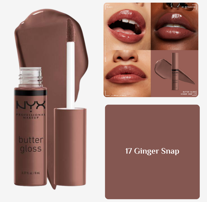 NYX Butter Gloss - 8ml | ان واي اكس غلوس للشفاه - 8 مل