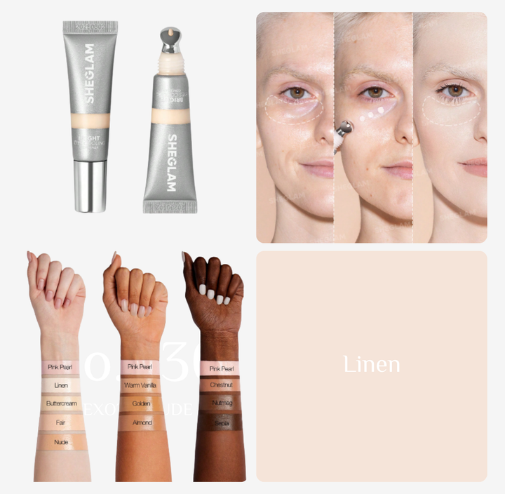 SHEGLAM Bright Eyes Cooling Concealer - 15g | شيكلام كونسيلر بتأثير مبرد - 15 غرام