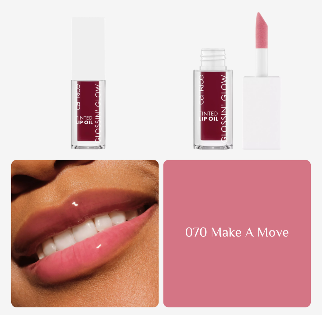 Catrice Lip Oil l Glossin Glow Tinted - 4ml | كاتريس زيت مرطب للشفاه - 4 مل