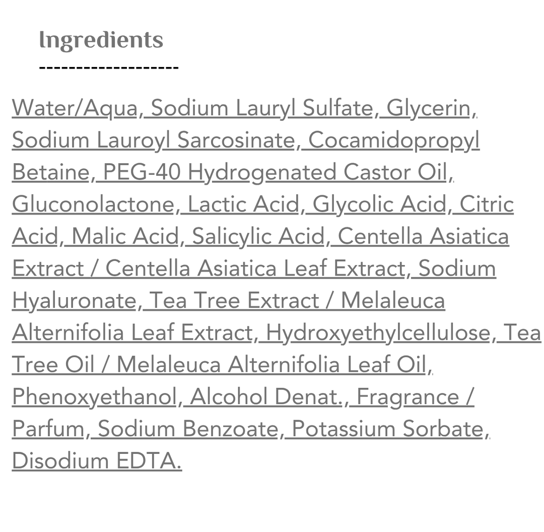 REVOX Zitcare Aha-Bha-Pha Face wash - 250ml | ريفوكس غسول بال aha - bha - pha لمحاربة حبوب البشرة - 250 مل