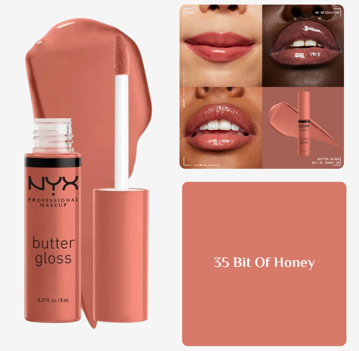 NYX Butter Gloss - 8ml | ان واي اكس غلوس للشفاه - 8 مل