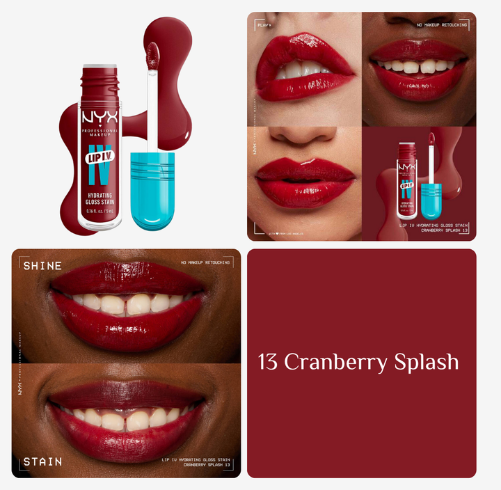 NYX Lip I.V Hydrating Gloss serum - 5ml | ان واي اكس جلوس للشفاه - 5 مل