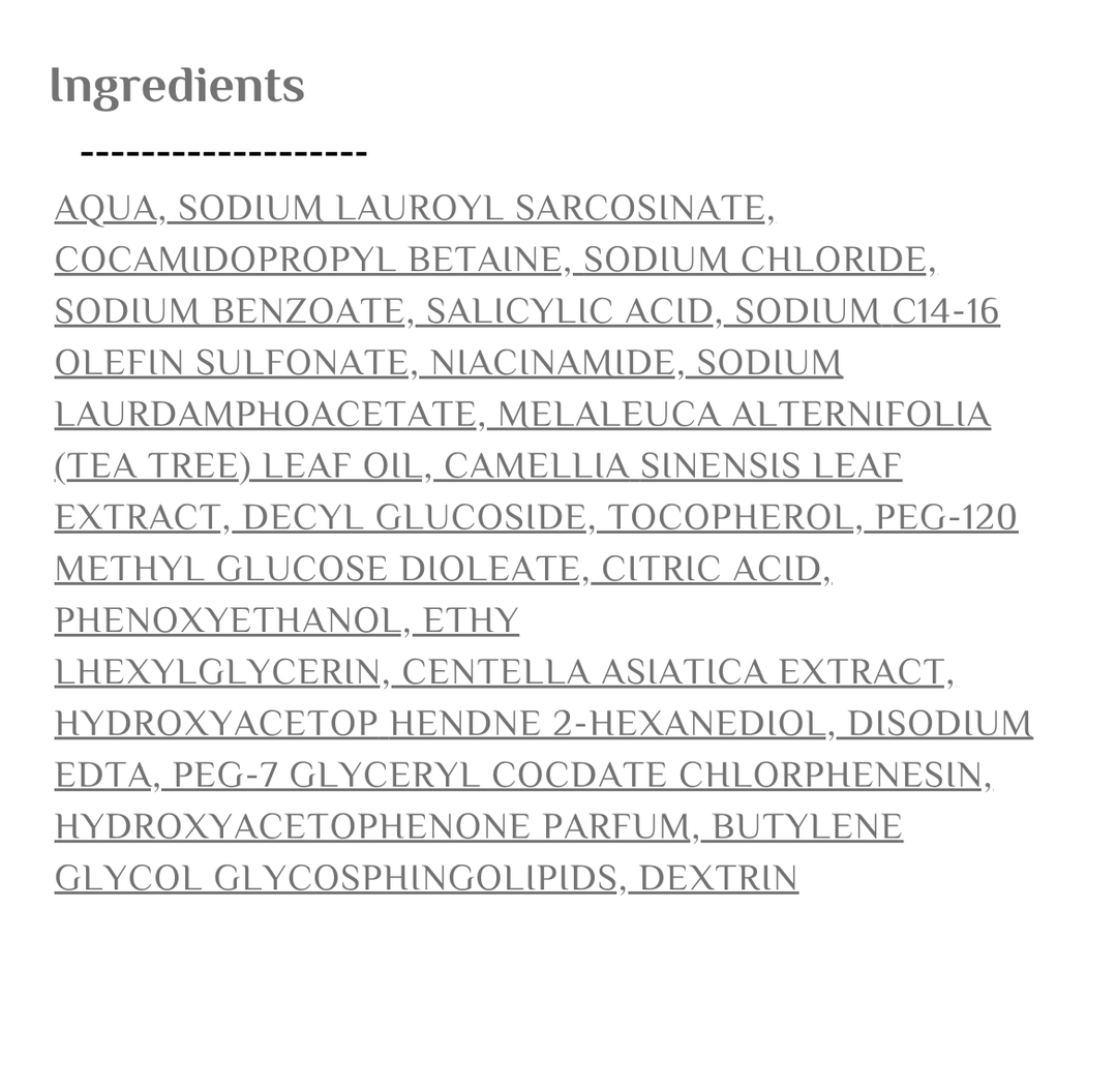 LA JU Acne Treatment Face Cleanser - 400ml | لا جو غسول للوجه مضاد لحب الشباب - 400 مل