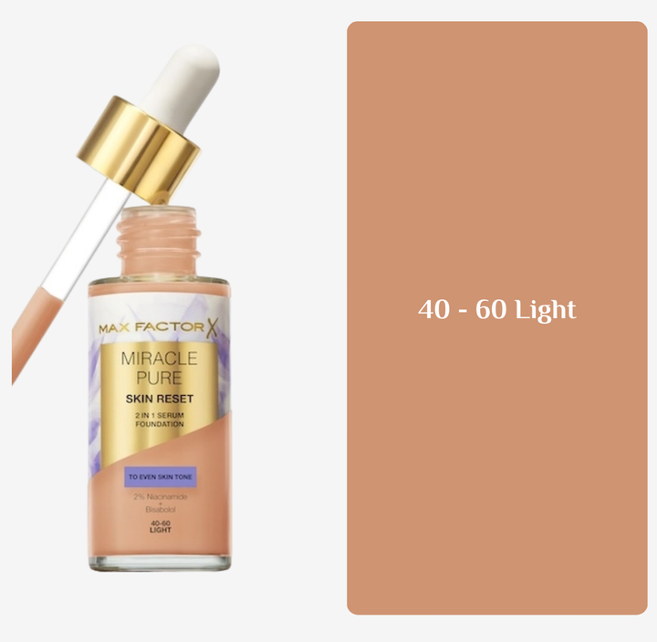 MAXFACTOR Miracle Pure Foundation - 30ml | ماكس فاكتر كريم أساس - 30 مل