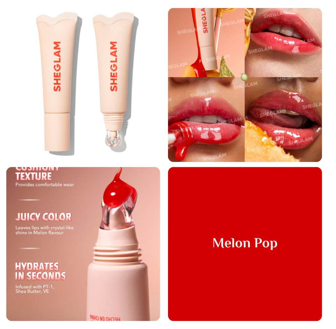 SHEGLAM Crystal Glaze Moisturizing Lip Gloss - 10ml | شيكلام غلوس مرطب للشفاه - 10 مل
