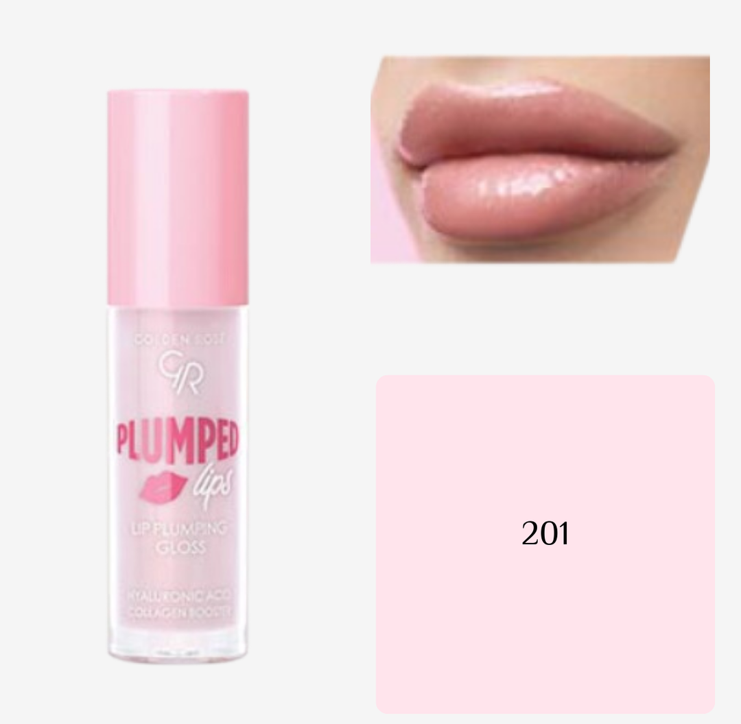 GOLDEN ROSE Plumped Lips Lip Plumping Gloss | كولدن روز غلوس و مالئ للشفاه