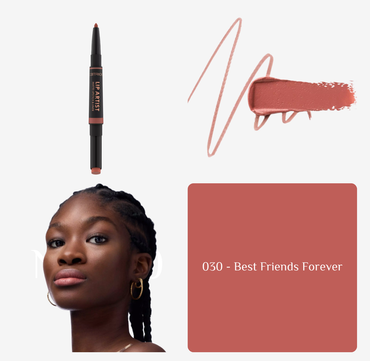 Catrice Lip Artist Matte Lipstick & Liner - 1.74g | كاتريس أحمر شفاه وقلم تحديد 2 في 1 - 1.74 غرام