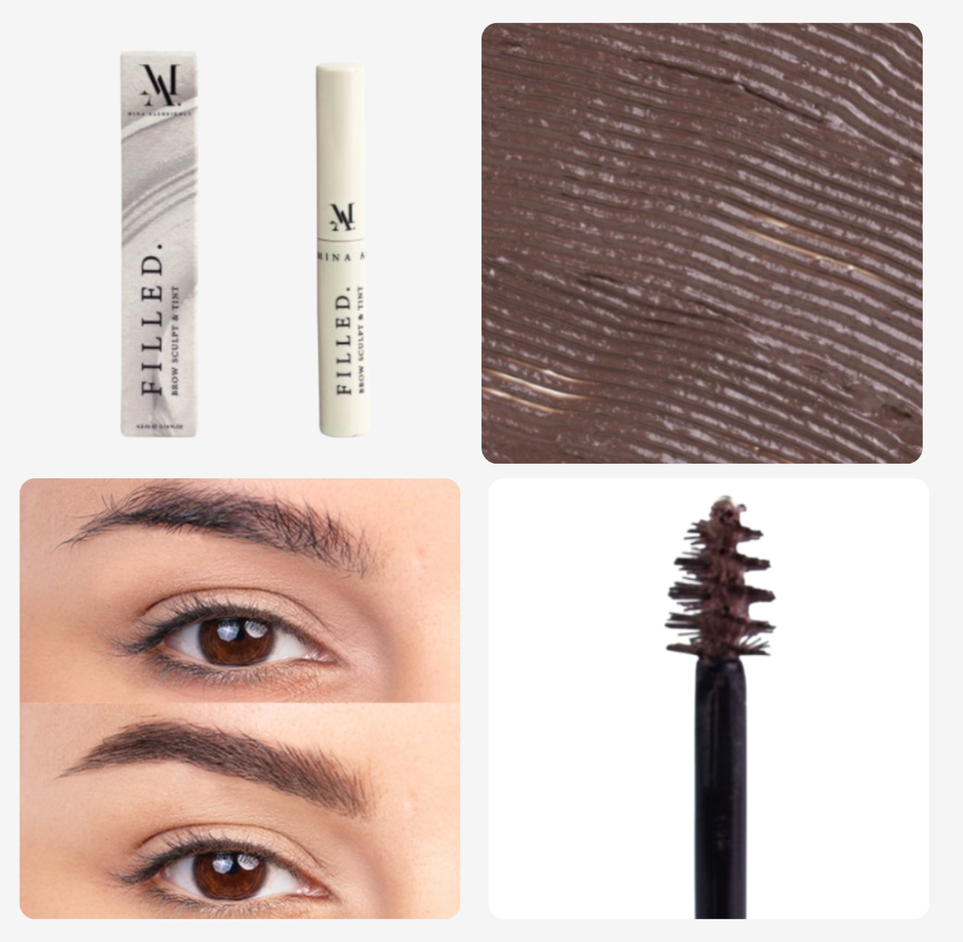 Mina Al Sheikhly Filled Brow Sculpt & Tint - 4.3ml | مينا الشيخلي جل تحديد و تصفيف الحواجب - 4.3 مل