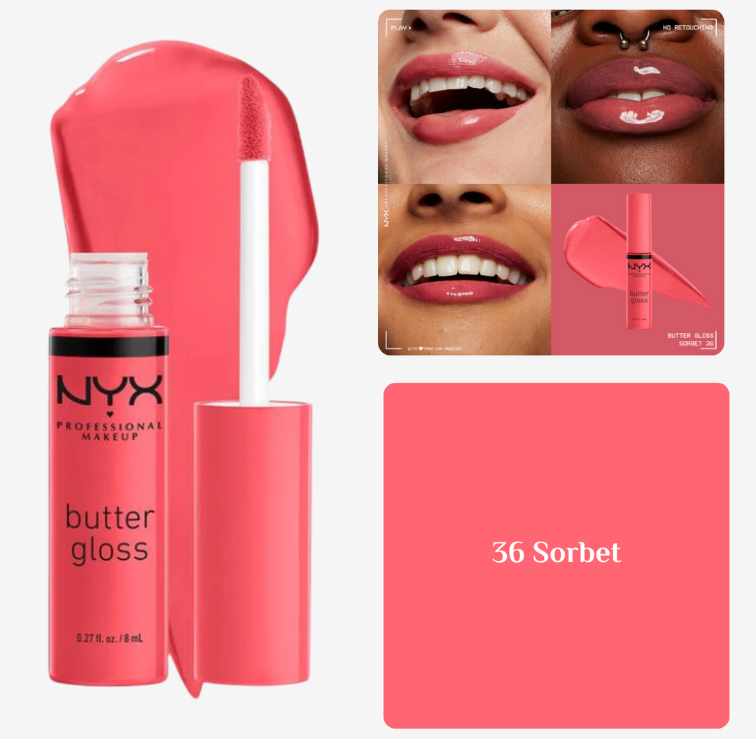 NYX Butter Gloss - 8ml | ان واي اكس غلوس للشفاه - 8 مل