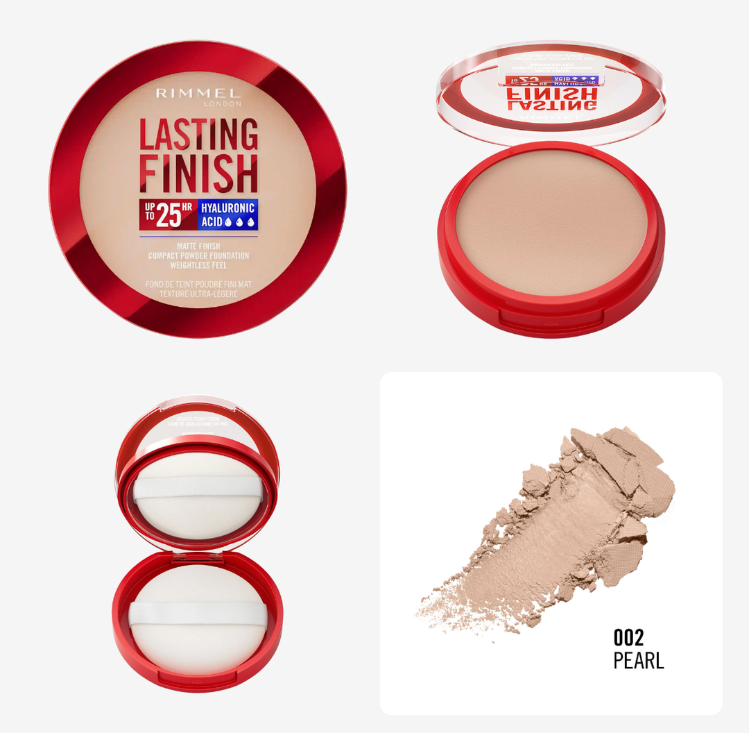 RIMMEL Lasting Finish Compact Powder Foundation - 7g | ريميل بودرة أساس بتغطية عالية - 7 غرام