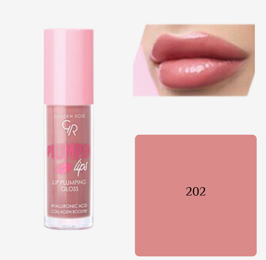 GOLDEN ROSE Plumped Lips Lip Plumping Gloss | كولدن روز غلوس و مالئ للشفاه