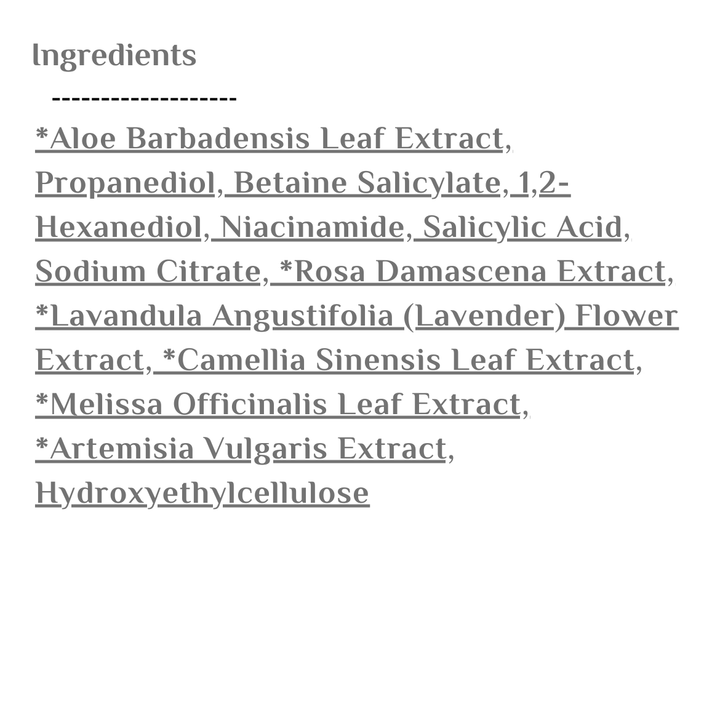 COS DE BAHA Salicylic Acid 2% Liquid - 120ml | كوز دي باها تونر الساليسيليك اسد ٢٪ - ١٢٠ مل