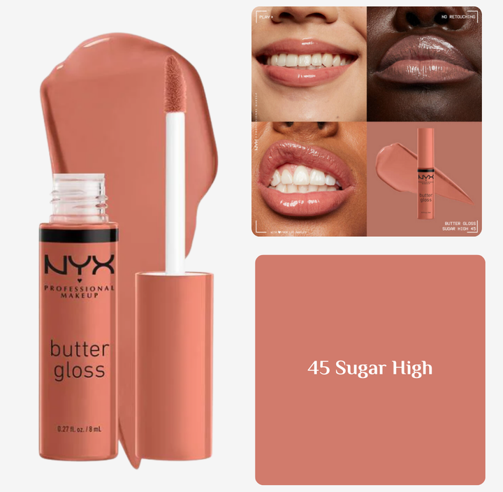 NYX Butter Gloss - 8ml | ان واي اكس غلوس للشفاه - 8 مل