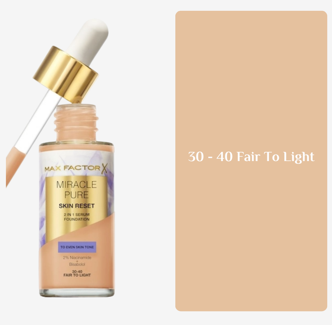 MAXFACTOR Miracle Pure Foundation - 30ml | ماكس فاكتر كريم أساس - 30 مل