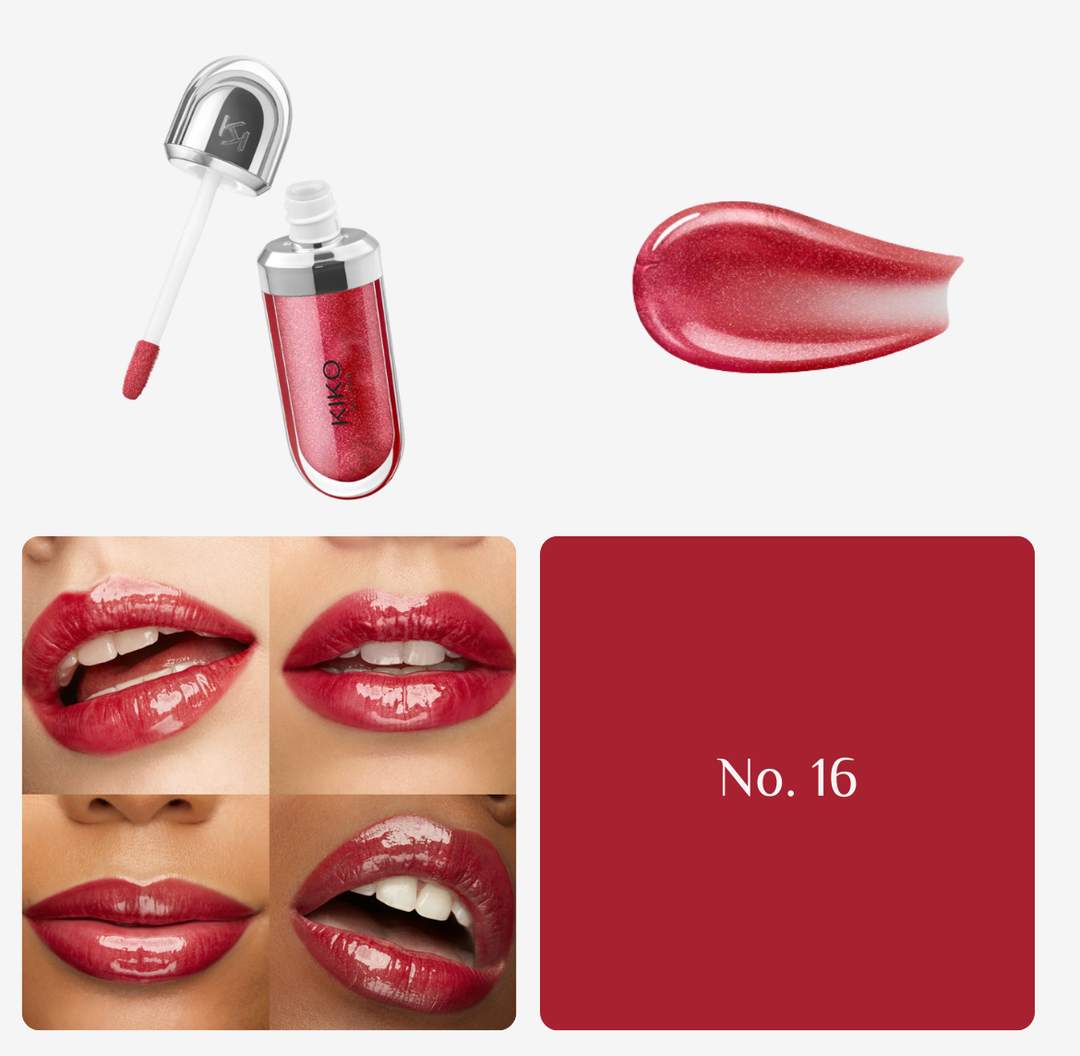 KIKO 3D Hydra Lip Gloss - 6.5ml | كيكو غلوس مرطب للشفاه - 6.5 مل