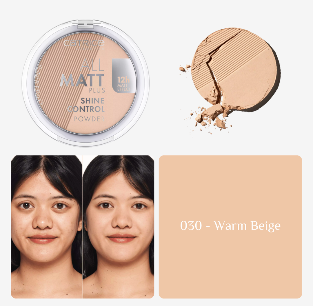 Catrice Powder All Matt Plus - 10g | كاتريس بودرة مضغوطة مات - 10 غرام
