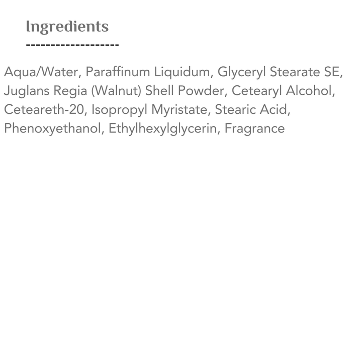 dali Walnut Body Scrub - 100g | دالي مقشر للجسم - 100 غرام