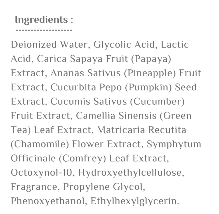 Perfect Image Pineapple Pumpkin Enzyme Peel - 30ml | بيرفكت إيمج سيروم مقشر بأنزيمات الفواكه - 30 مل