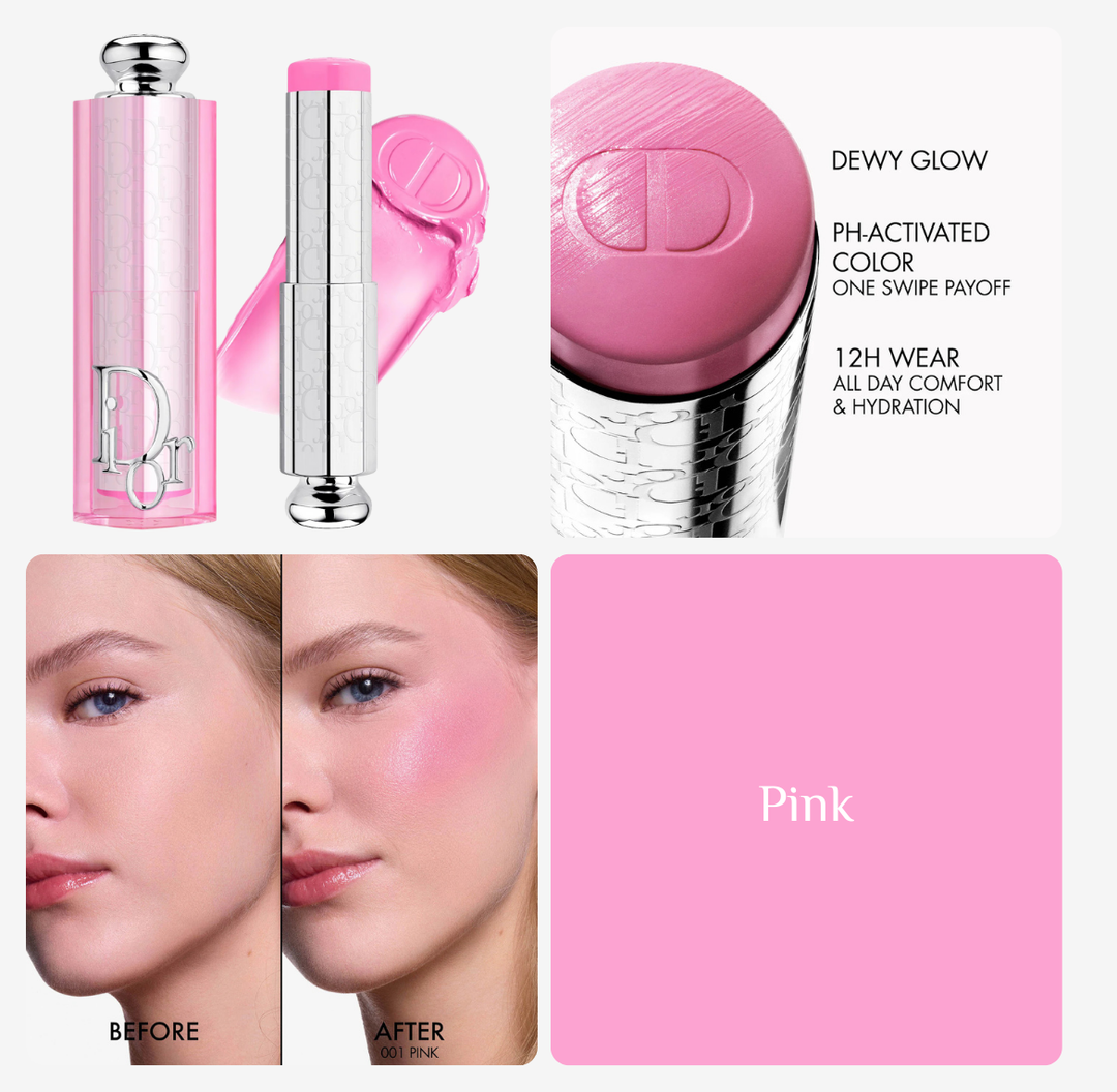 Dior Rosy Glow Stick - 6g | ديور كريمي بلاش ستيك - 6 غرام