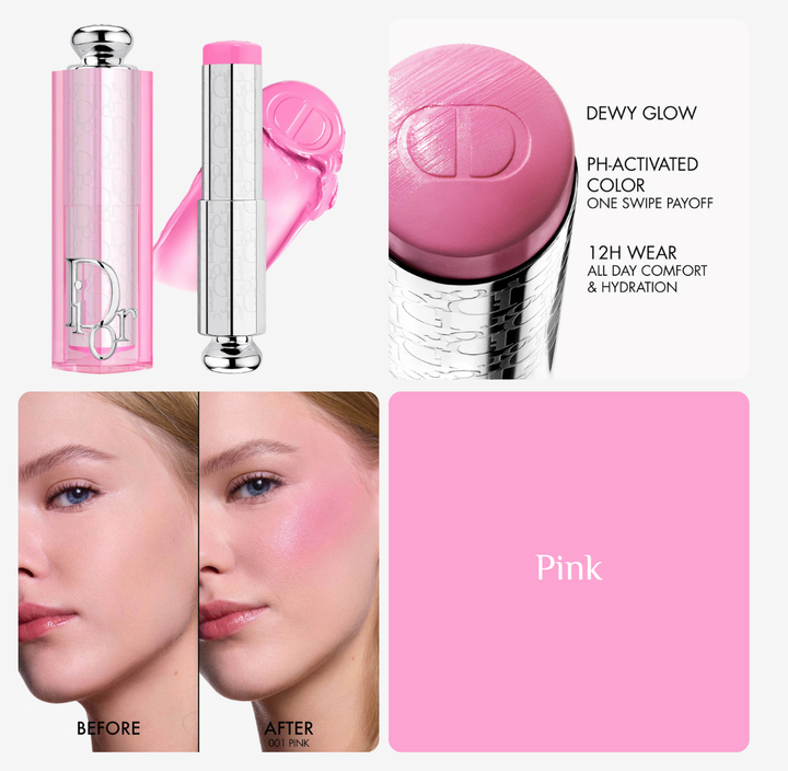 Dior Rosy Glow Stick - 6g | ديور كريمي بلاش ستيك - 6 غرام