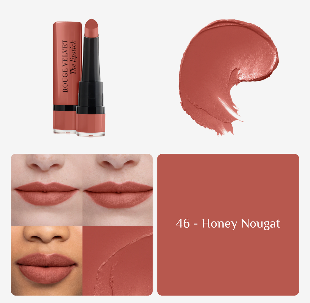 BOURJOIS Rouge Velvet The Lipstick matte | برجوا أحمر شفاه مات