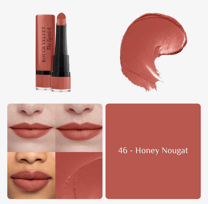 BOURJOIS Rouge Velvet The Lipstick matte | برجوا أحمر شفاه مات