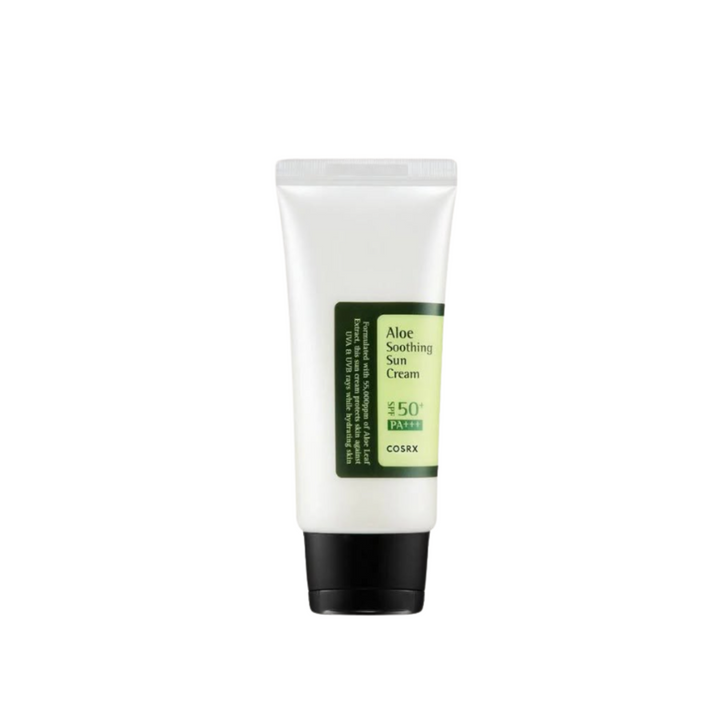 Cosrx Aloe Soothing Sun Cream SPF50 PA+++  - 50ml | كوزركس واقي شمس و مهدئ للبشرة Spf50 - 50 مل