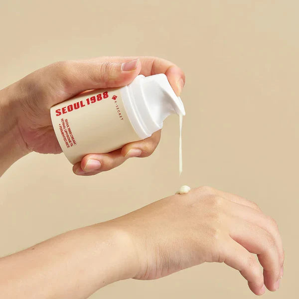 K - SECRET Seoul 1988 Retinal Liposome 1% & Fermented Rice Anti-Aging Face Cream - 50ml | ك سيكريت كريم للوجه ريتينول 1% وبخلاصة الأرز - 50 مل