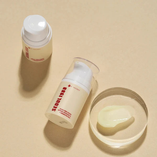 K - SECRET Seoul 1988 Retinal Liposome 1% & Fermented Rice Anti-Aging Face Cream - 50ml | ك سيكريت كريم للوجه ريتينول 1% وبخلاصة الأرز - 50 مل