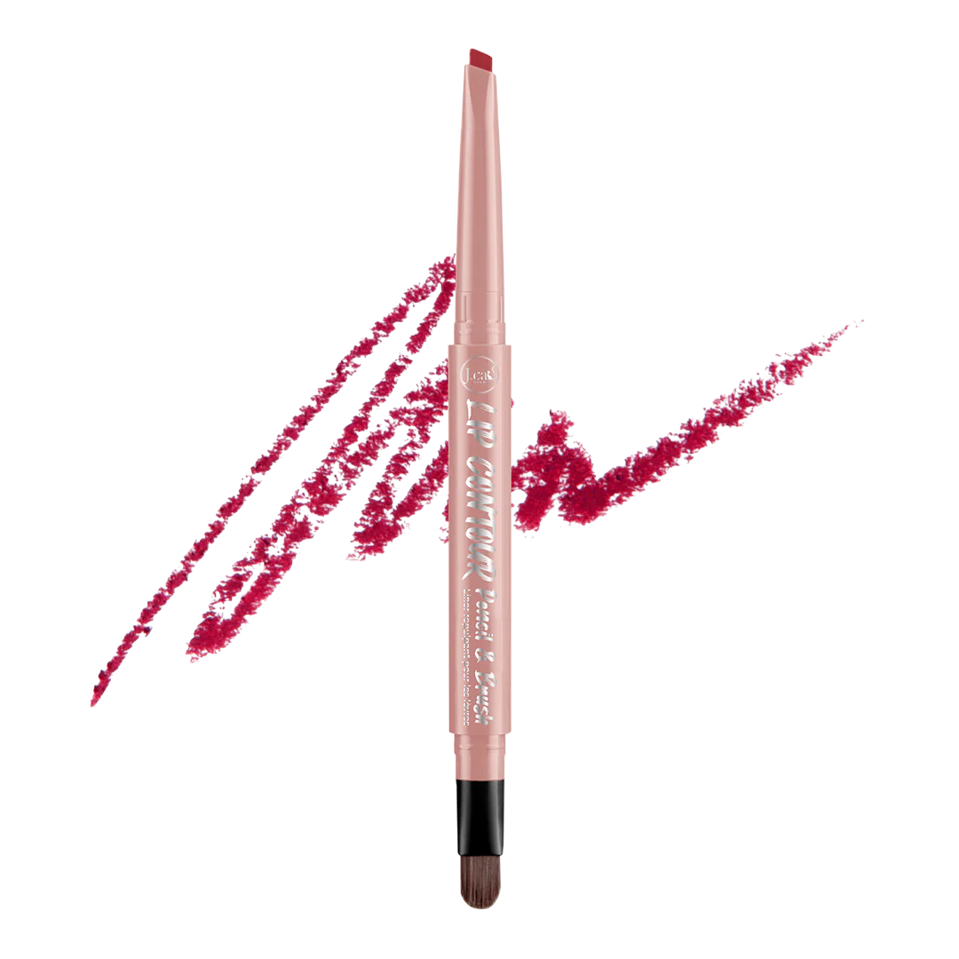 J. Cat Lip Contour Pencil & Brush - 0.22g| جي كات قلم تحديد للشفاه-0.22غرام