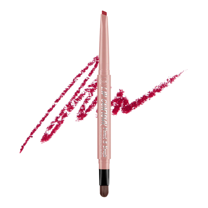 J. Cat Lip Contour Pencil & Brush - 0.22g| جي كات قلم تحديد للشفاه-0.22غرام