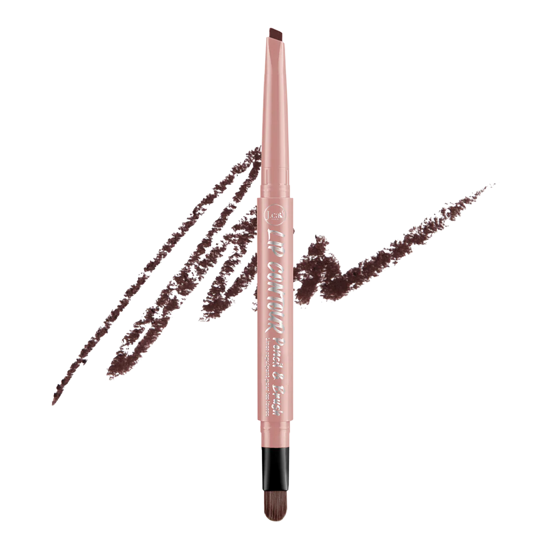J. Cat Lip Contour Pencil & Brush - 0.22g| جي كات قلم تحديد للشفاه-0.22غرام