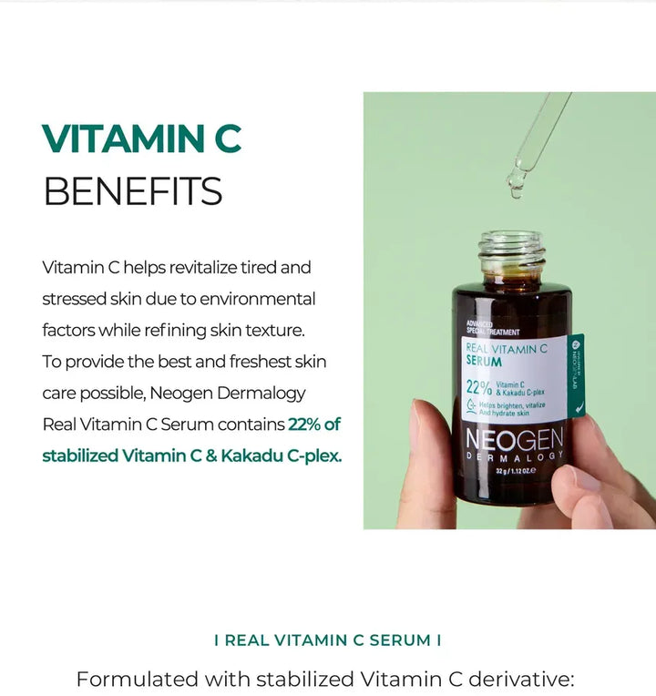 NEOGEN Real Vitamin C Serum - 32g | نيوجين سيروم فيتامين سي - 32 غرام