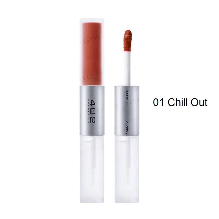 4U2 MY MATE GLOSS & MATTE LIP - 3g|فور يو تو احمر شفاه لامع ومات - 3 غرام