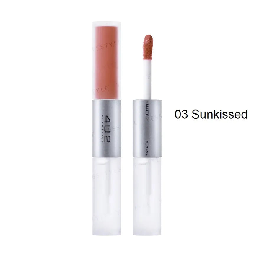 4U2 MY MATE GLOSS & MATTE LIP - 3g|فور يو تو احمر شفاه لامع ومات - 3 غرام