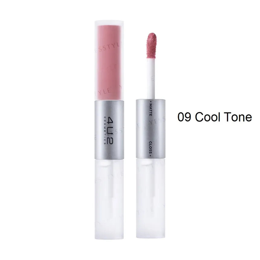 4U2 MY MATE GLOSS & MATTE LIP - 3g|فور يو تو احمر شفاه لامع ومات - 3 غرام