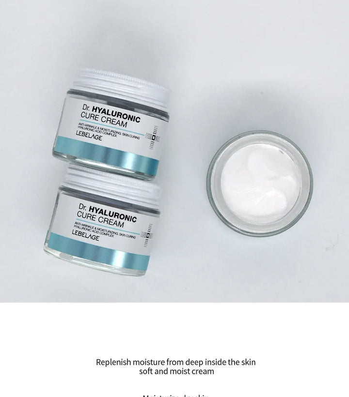 Lebelage Dr. Cure Cream Hyaluronic - 70ml | ليبيلاج كريم الهيالورونيك اسيد - 70 مل