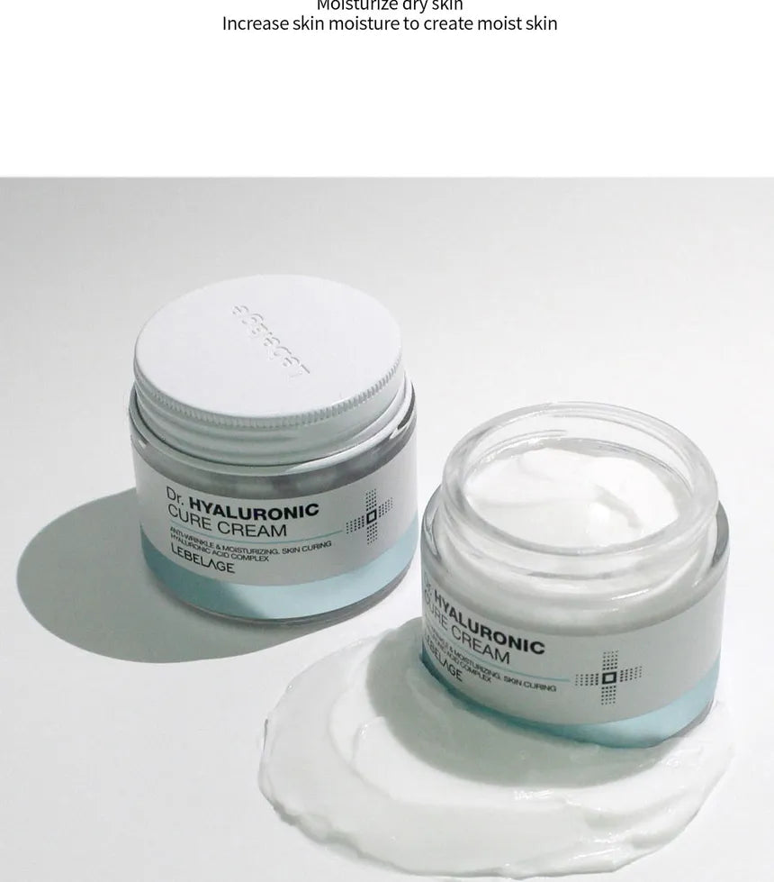 Lebelage Dr. Cure Cream Hyaluronic - 70ml | ليبيلاج كريم الهيالورونيك اسيد - 70 مل